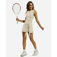 thumbnail image 7 of FITOP Womens Tennis Dress Sleeveless Wrap Skirt Athletic Dress with Built in Shorts Golf Dress Workout Rompers, 7 of 7