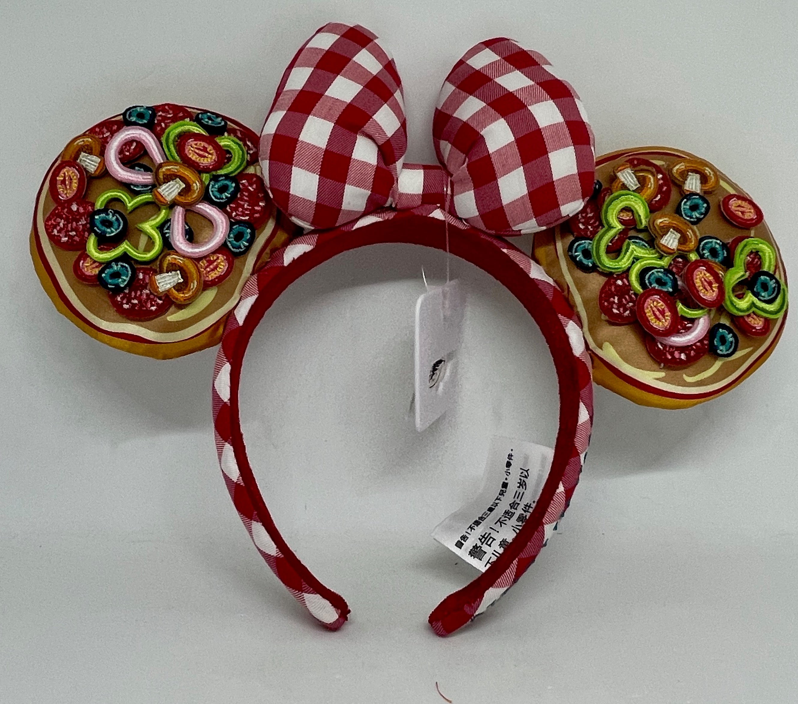 Disney Vibrant Epcot Italy Minnie Mouse Ears Headband Amazon.com: Disney Theme Park Merchandise Epcot Saluti  main image 2