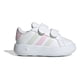 thumbnail image 1 of Tenis Niña adidas Grand Court Doble Velcro Color Blanco blanco 13 MX, 1 of 10