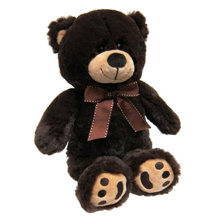 Joon Mini Teddy Bear, Dark Brown, 13 Inches