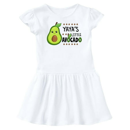 

Inktastic Yaya s Little Avocado with Cute Baby Avocado Gift Baby Girl Dress