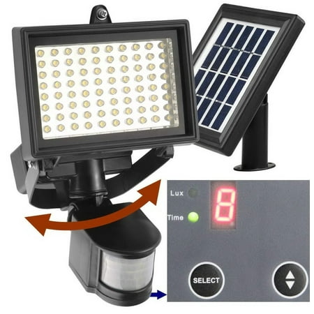 Robust Solar 80 Led Outdoor Motion Light Digitally Adjule Robust Solar 80 Led Outdoor Motion Light Digitally Adjule Time Lux 2 Axis Sensor With Lithium Battery Com