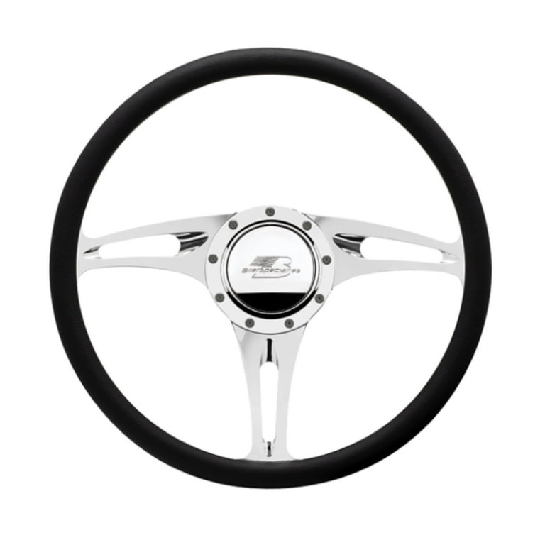 Billet Specialties Steering Wheel Half Wrap 15.5 Billet Specialties Steering Wheel Half Wrap 15.5