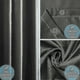 thumbnail image 3 of Shower Curtain 240x200 Cm, With 16 Hooks, Extra Wide, Weighted, Mildew Resistant, Dark Grey, Waterproof, Large Bath Curtains, Polyester Fabric, Antiba, 3 of 5