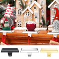 thumbnail image 4 of Metal Christmas Stocking Holders for Mantle Heavy Duty Stocking Hangers Stocking Hook Christmas Ornaments for Counter Tables Window Fireplace Mantle for Xmas Party Decorations,Gold,3.93x1.96", 4 of 4