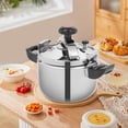 thumbnail image 2 of Autrinix High Pressure Cooker 6.35 Qt, Fast Cooking, Multi-Use with Safety Valve & Induction Stove Compatibility for Healthy Meals, 2 of 11
