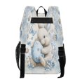 thumbnail image 3 of PVC Transparent Backpacks Clear Backpack for Travel and Outings Cute Bunny with Butterflies, 3 of 7