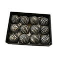 thumbnail image 4 of 12 adornos colgantes para árbol de Navidad, decoración navideña, novedosa, ligera y decorativa. Negro, 4 of 9