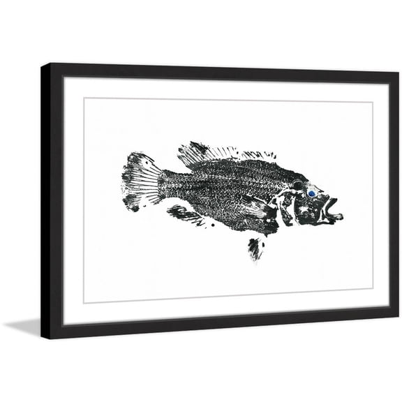 "Emperor Bass" Framed Painting Print