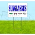 thumbnail image 1 of Sunglasses (18" x 24") Yard Sign, Includes Metal Step Stake, 1 of 6