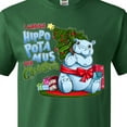 thumbnail image 4 of Inktastic I Wanna Hippopotamus for Christmas Cute Hippo T-Shirt, 4 of 5