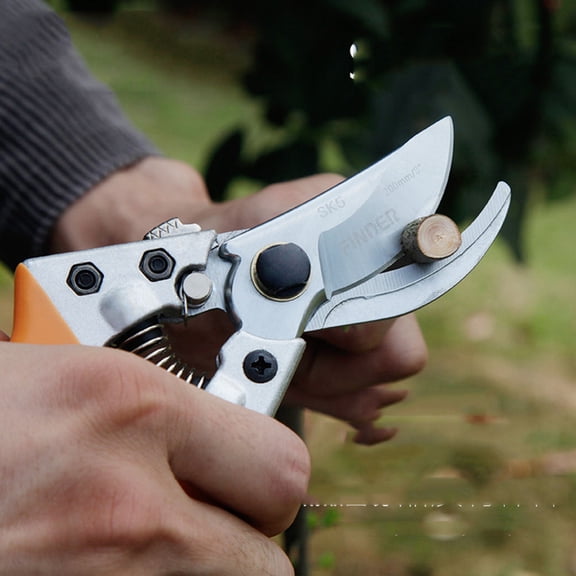 RENACLIPY Gardening Pruning Shears with Low-Friction Blades, Ergonomic Cushion Handles & Shock Absorber for Landscaping