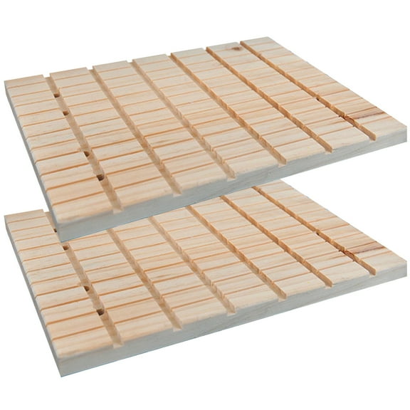 PAMINGONO 2Pcs Household Grinding Plate for Pets Easy to Clean and Quick Drying 10.6x7.9in