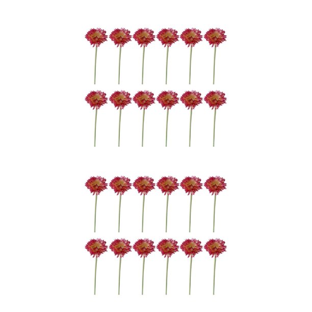 Matsuzay 12 piezas de flores artificiales ramo falso hogar jardín rama única interior al aire libre negocios autoensamblaje fiesta rosa roja Rosa roja 2Conjunto