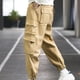 thumbnail image 1 of Puntoco Pantalones casuales largos para hombre, pantalones de trabajo lavados con múltiples bolsillos para hombre, pantalones casuales para exteriores, 1 of 5