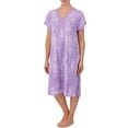 thumbnail image 5 of Secret Treasures Women's and Women's Plus Traditional Knit Short Sleeve V-Neck Gown, 5 of 7