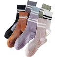 thumbnail image 1 of 7 pairs Women Yoga Socks Ballet Pilates Non-Slip Gym Trampolines Grip Sticky Gripper Workout with Arch Support floor Breathable Soft Sport Socks, 1 of 5