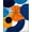 Blue, Pattern 4, variant on ODIKA 4'x6' Machine Washable Non-Slip Area Rug, Geometric Abstract Modern Art Floor High Traffic Rug, Green, 147088