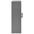 thumbnail image 6 of HomeStock City Sleek Bathroom Wall Cabinet With Craftsman Style Doors, Wall Mounting, Indoor Furniture, 26"H x 23.75"W x 8"D, Vintage Gray, 6 of 10