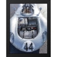 thumbnail image 2 of Stephen Chambers 25x32 Black Modern Wood Framed Wall Art Titled - Porsche 718 Rsk 13, 2 of 6