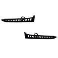 thumbnail image 1 of 1Pair Front Bumper Air Inlet Grille Cover Trim for F80 F82 M3, 1 of 5