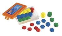 Learning Resources Hexagram Metric Weight Set, 54 Pieces