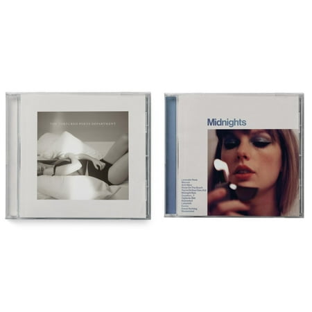 Tortured Poets Department (X) (Manuscript- Bonus Track) & Midnights (X) (Moonstone Blue CD)