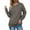 Gray, variant on Levmjia Clearance Promotion Fall Winter Women Long Sleeves Fashion Casual Shirts Christmas Printing Round Neck Sweatshirt Crewneck Pullover Tunic Tops