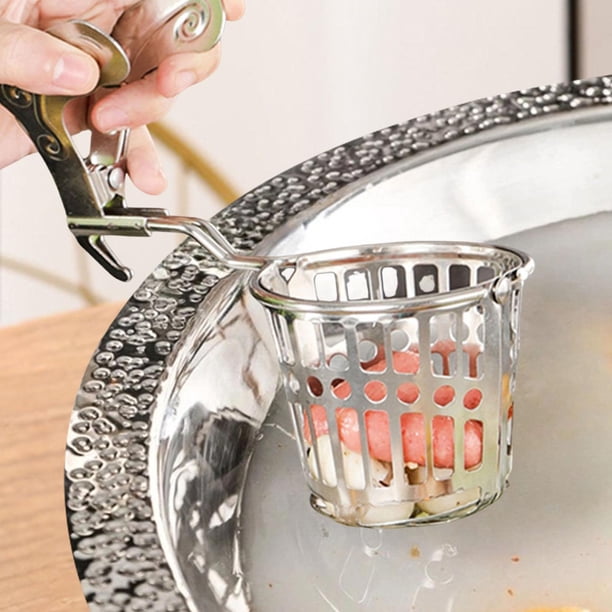 Colador de cocina, espumadera, espumadera, agujeros para colgar, colador, cucharón, colador, cuchara para hornear, acampar, utensilios de cocina, uso