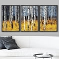 thumbnail image 2 of wall26 Framed Aspen Trees Fall Colors - Canvas Art Wall Art - 24"x36"x3 Black, 2 of 5