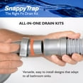 thumbnail image 4 of Snappy Trap Universal Drain Kit for Bathroom Sinks, 4 of 5