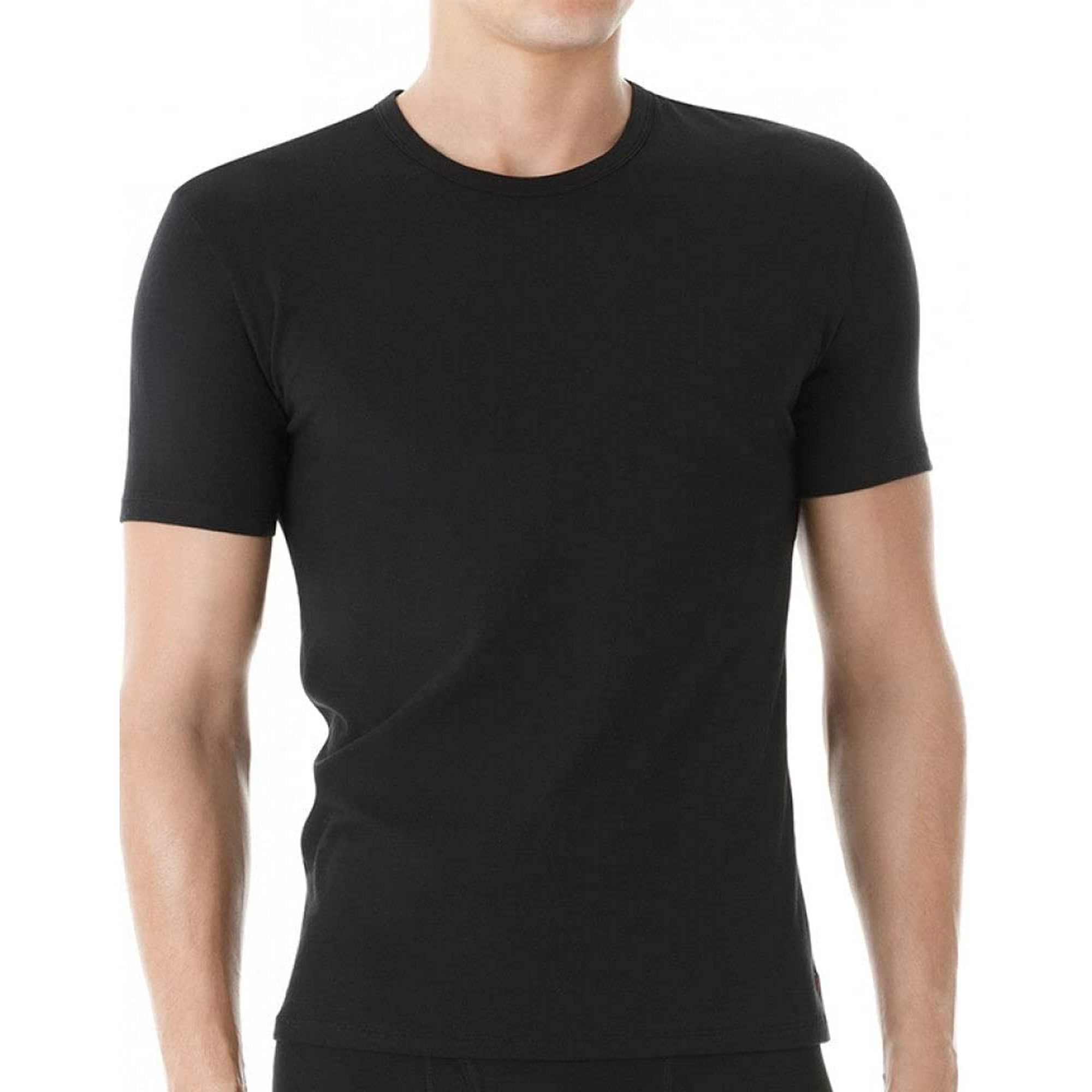 Calvin Klein Men's Undershirts Cotton Stretch 2 Pack Crew Neck Tshirts,  Black, Small | Walmart Canada