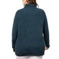 thumbnail image 4 of Agnes Orinda Women's Plus Size Pullover Sweaters Lightweight Long Sleeve Turtleneck Novelty Sweater 2X Blue, 4 of 7