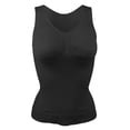 thumbnail image 4 of Tummy Control Camisole For Women Shapewear Tank Tops With Built In Bra Slimming Compression Top Vest Seamless Body Shaper, 4 of 5