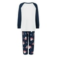 thumbnail image 4 of Nituyy Christmas Santa Hat Pattern Family Matching Pajamas,2-piece,Unisex,Sizes Baby-Kids-Adult, 4 of 10