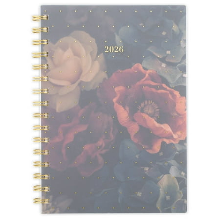 Cambridge Midnight Garden 2026 Weekly Monthly Planner Small 5 12 x 8 12 -