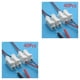 thumbnail image 1 of Conector de resorte Tholdsy 40 Uds Cable eléctrico sin tornillos de soldadura bloque de Terminales blanco, 1 of 3