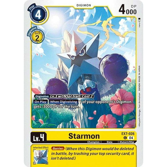 Digimon Liberator Common Starmon EX7-026