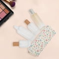 thumbnail image 4 of Unique Bargains 1 Pc Simple Floral Style Drawstring Makeup Bag for Vacation Red Blue Polyester, 4 of 6