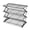 Black 4-Layers, variant on Jkung 3/4-Tier Collapsible Cooling Rack Foldable Adjustable Stackable Design Non-Stick Coated Metal Cooling Rack Cakes Baking Kitchen Tool