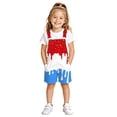 thumbnail image 2 of WhouRiu Girls Casual Sleeveless Jumpsuits Ice Cream Print Loose Overalls With Pockets Kids Summer Lightweight Breathable Cute Onesies,12-13 Years, 2 of 5