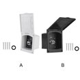 thumbnail image 4 of Youkk 1/2/3 Durable And Convenient Box Easy Installation And Corrosion,RV Inlet Resistant Temperature Resistant For Durable black 1 Pc, 4 of 6