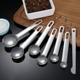 thumbnail image 1 of 7pcs Measuring Spoons Ruler Stainless Steel Tea Spice Kitchen Baking Seasoning Measurement Teaspoon, 1 of 6