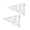 White, variant on Sungmor 9.2 Inch Cast Iron Rustic White Brackets for Shelves, 2PC Vintage Decorative Angle Support Doorway Bracket, Shelves Corbels, Wall Mounted Floating Shelf Bracket