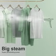 thumbnail image 2 of Leyfeng Handheld Steamer for Clothes Horizontal and Vertical Steaming 1000W 100ml Detachable Water Tank Fast Heat-up Foldable Handheld Fabric Steamer Wrinkles Remover with Brush for Garments, 2 of 8
