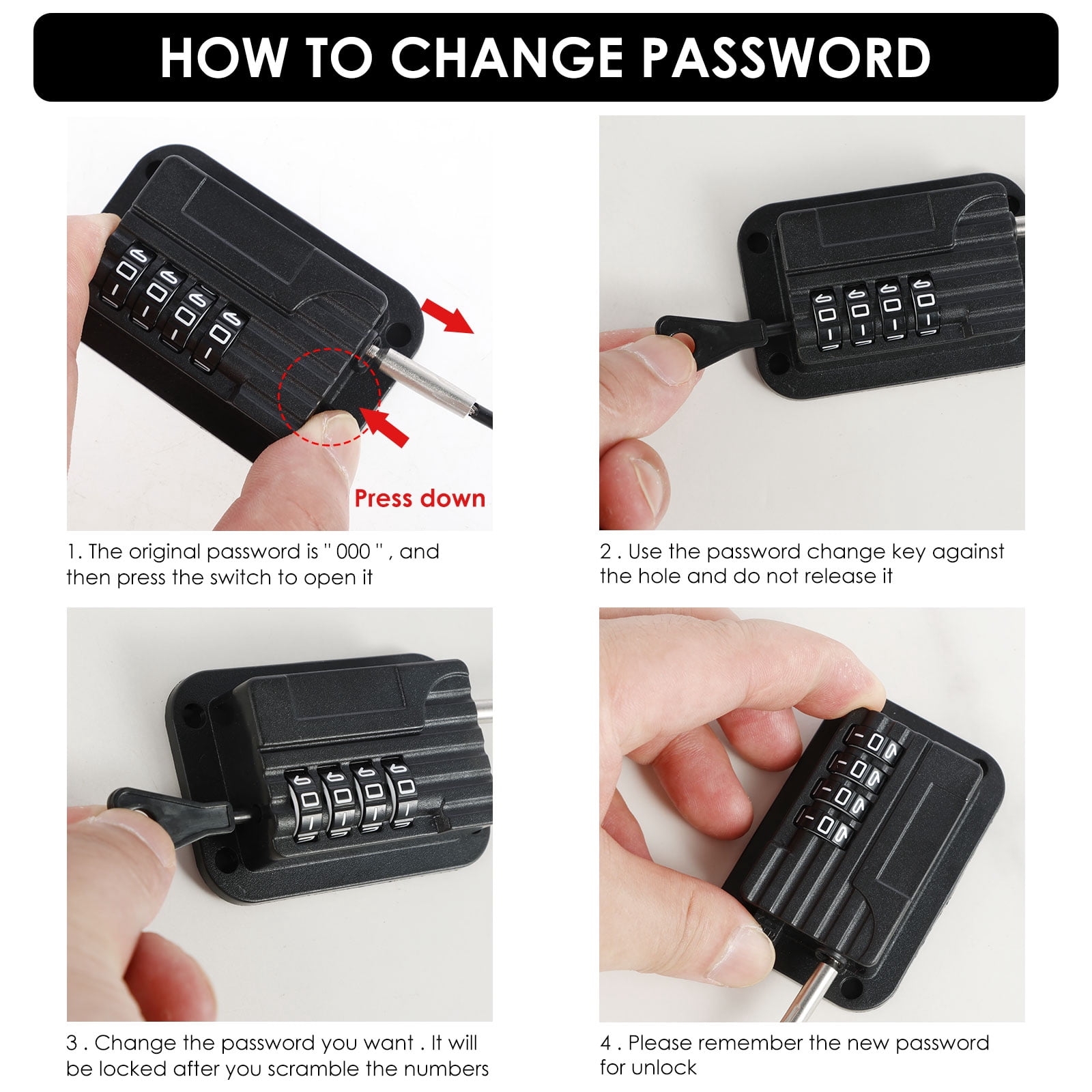 TMWEFUSC 8 PCS 2026 New Upgraded Combination Fridge Lock for Child Safety, Keyless Refrigerator & Freezer & Wardrobe Lock with Code for Kids Black