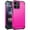 Pink, variant on TJS for Motorola Moto G 5G 2025 / Moto G 2026 / Moto G Play 2026 Phone Case, Tough Lined Design Hybrid Shockproof Protection Cover (Pink)