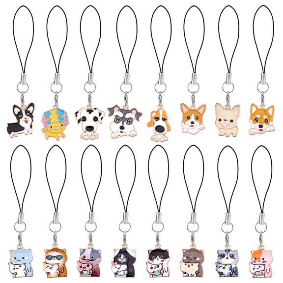 Phone Wrist Strap Cute Phone Charms Lanyard Strap Aesthetic Cellphone Keychains Cell Phones Pendant Accessories for Bag Backpack Camera