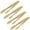 Golden, variant on 4 Pcs 15CM Stainless Steel Mini Food Serving Tongs Practical Ice Cube Tongs Bread Clip Home Bar Supplies (YH53-B, Golden)