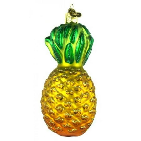 old world christmas pineapple glass blown ornament old world christmas pineapple glass blown ornament